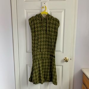 Nikita houndstooth hoodie dress